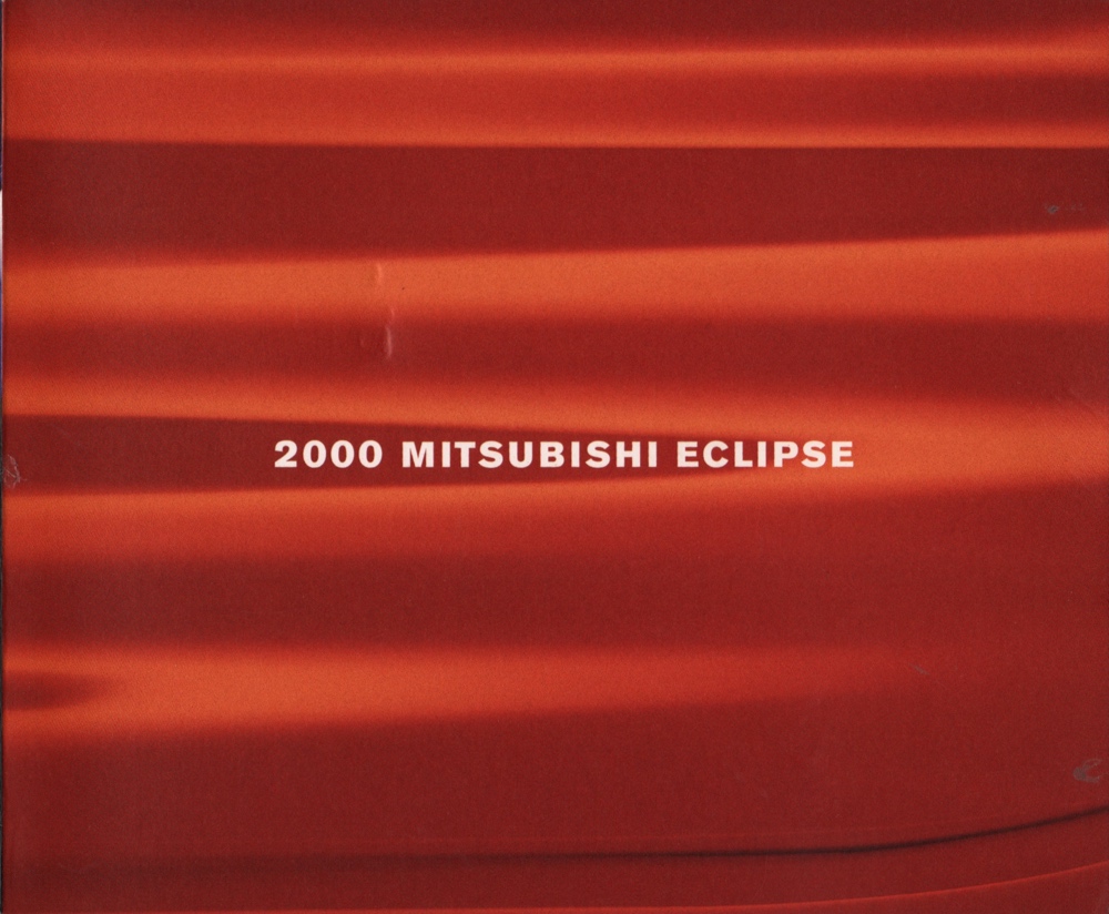 2000 Mitsubishi Eclipse Brochure